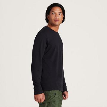 Allbirds Allgood Bomulds Long Sleeve T Shirts Herre Sort | DK4768RW