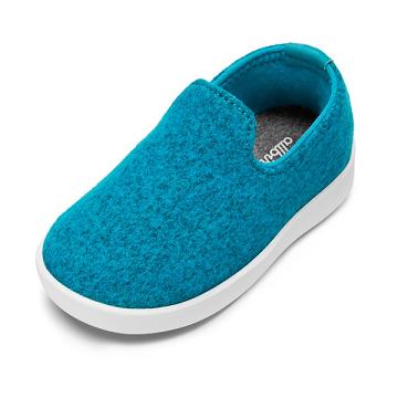 Allbirds Smallbirds Uld Loungers Slip On Sko Børn Turkis | DK4184HK