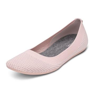 Allbirds Tree Breezers Flade Sko Dame Lyserød | DK4386XF