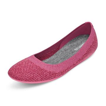 Allbirds Tree Breezers Lux Flade Sko Dame Lyserød | DK4383BC