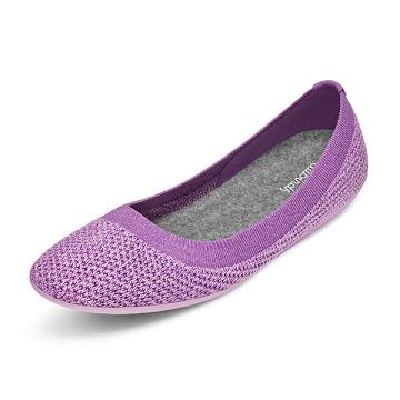 Allbirds Tree Breezers Lux Flade Sko Dame Lilla | DK4391HK