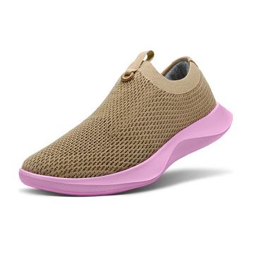 Allbirds Tree Dasher Relay Slip On Sko Herre Brune Lyserød | DK4938OR