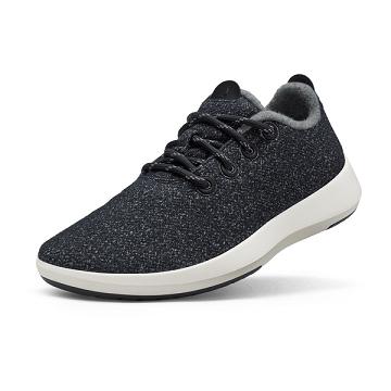 Allbirds Uld Mizzles Sneakers Herre Hvide Sort | DK5004AP