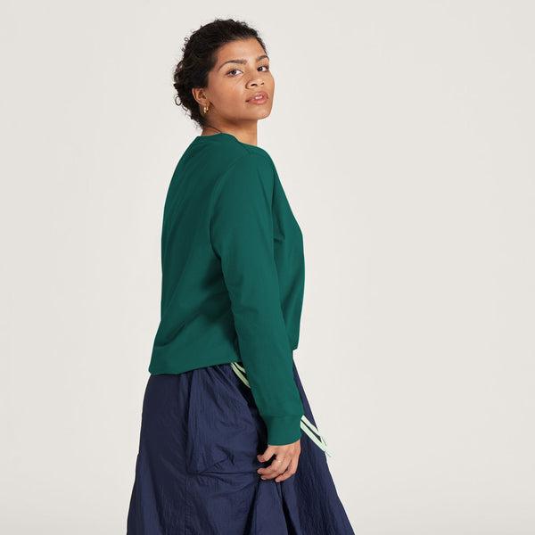 Allbirds Allgood Bomulds Long Sleeve T Shirts Dame Turkis | DK4312PQ