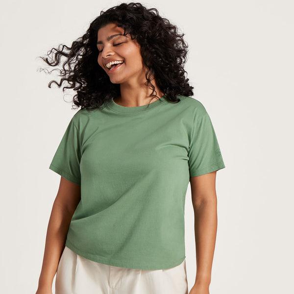 Allbirds Allgood Bomulds T Shirts Dame Grøn | DK4309DN