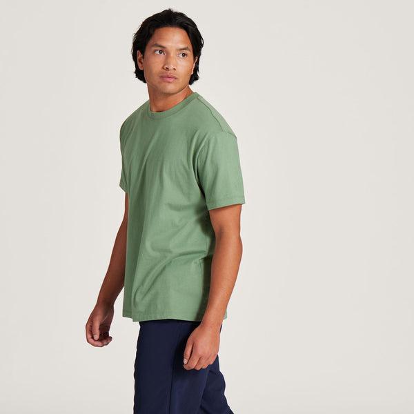 Allbirds Allgood Bomulds T Shirts Herre Grøn | DK4759DN