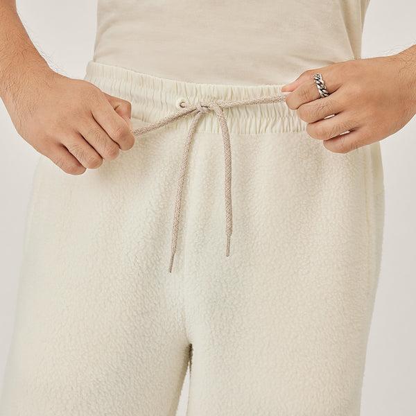 Allbirds Fluff Fleece Bukser Herre Hvide | DK4740TV