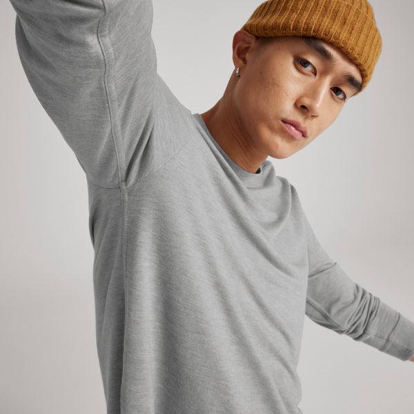 Allbirds Long Sleeve Sea T Shirts Herre Grå | DK4772MA