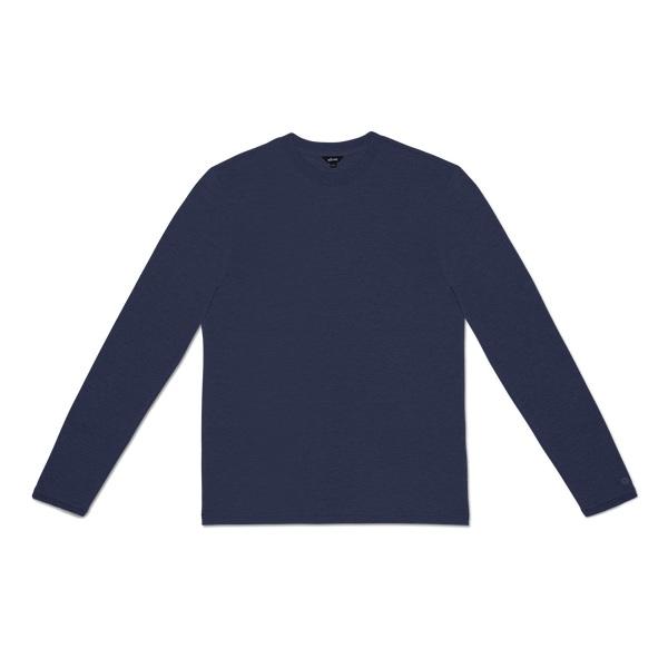 Allbirds Long Sleeve Sea T Shirts Herre Mørkeblå | DK4773NB