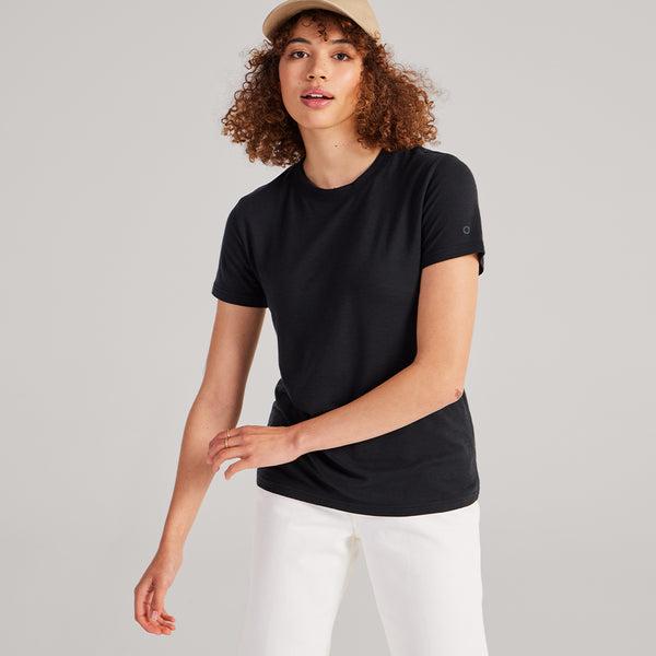 Allbirds Sea T Shirts Dame Sort | DK4319PQ