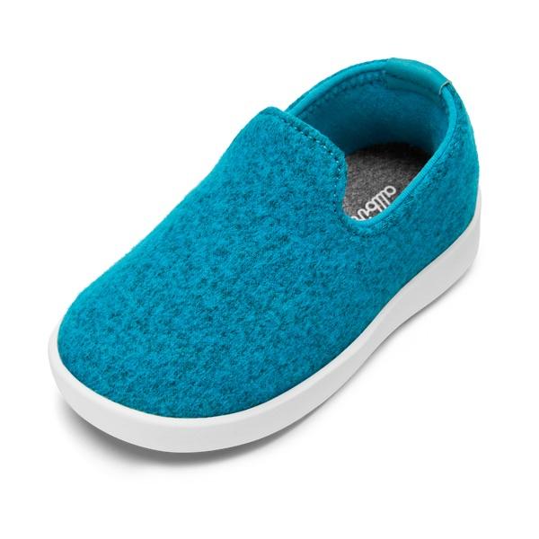 Allbirds Smallbirds Uld Loungers Slip On Sko Børn Turkis | DK4184HK