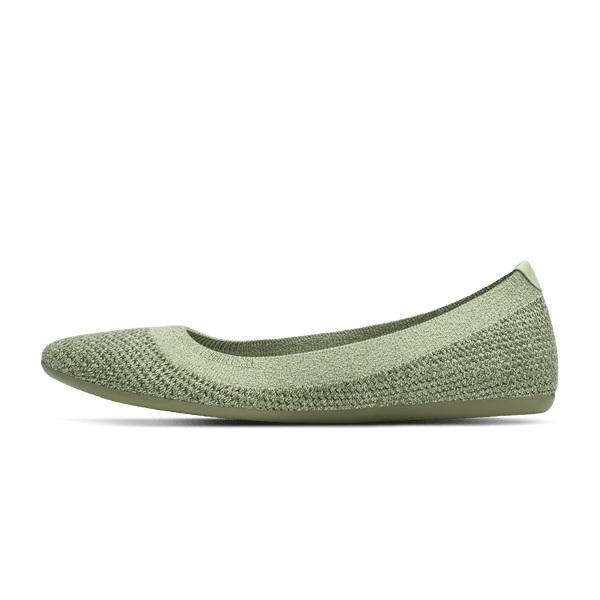 Allbirds Tree Breezers Flade Sko Dame Grøn | DK4385CE