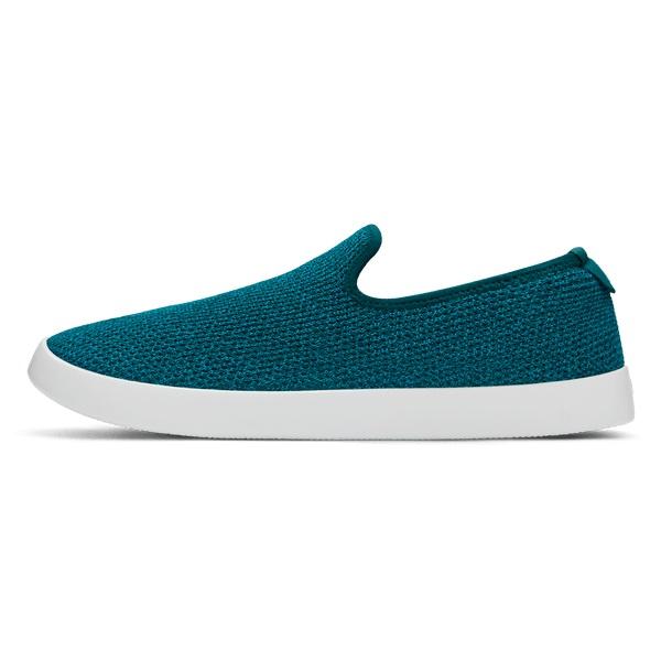 Allbirds Tree Loungers Slip On Sko Dame Turkis | DK4538NB