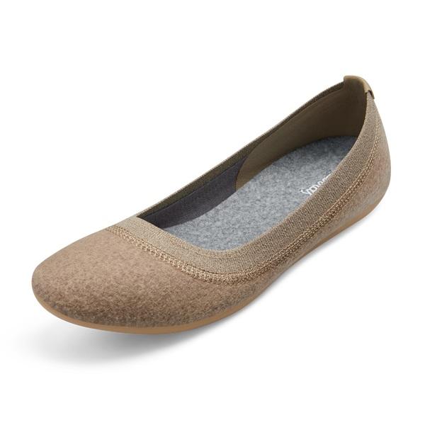 Allbirds Uld Breezers Flade Sko Dame Brune | DK4375YU