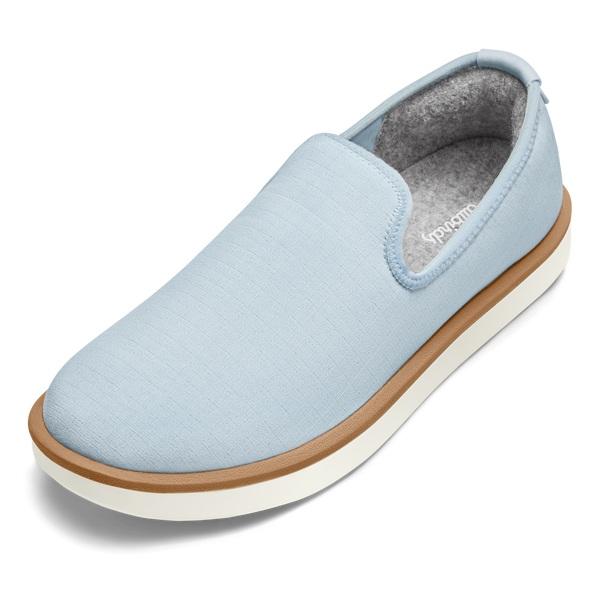 Allbirds Uld Lounger Woven Slip On Sko Herre Blå | DK4970WY