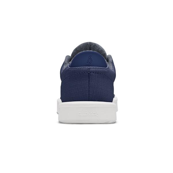 Allbirds Uld Piper Woven Sneakers Dame Mørkeblå | DK4632OR