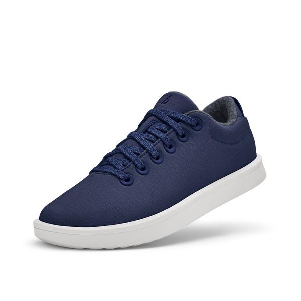 Allbirds Uld Piper Woven Sneakers Dame Mørkeblå | DK4632OR